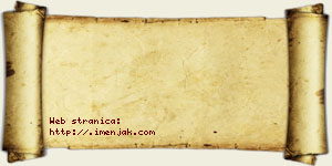 Jana Ojdanić vizit kartica